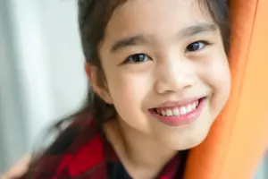 Young Girl With Healthy Teeth And Gums